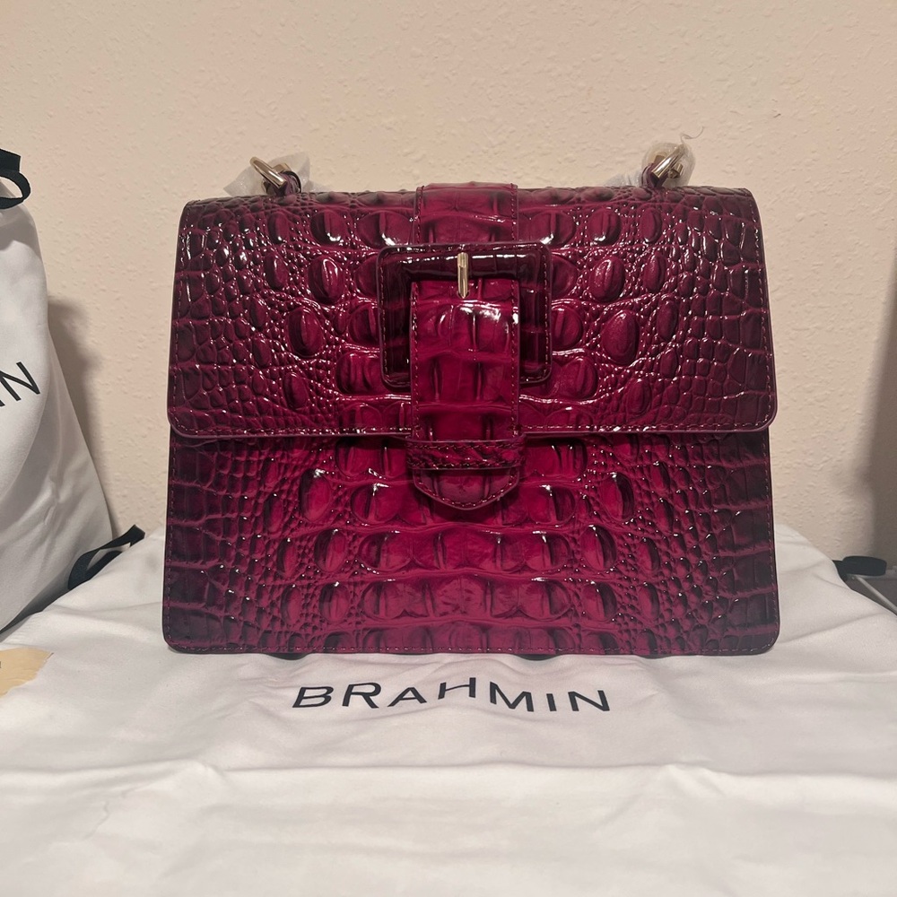 NWT Brahmin small Hallie sugar plum Melbourne